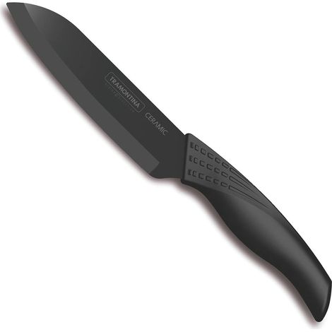 Tramontina Accurato coltello santoku ceramica nero 15 cm