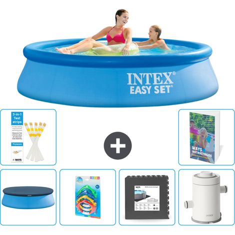 Intex Piscina Easy Set Rotonda - 244x61 cm - 7-pezzi  S143