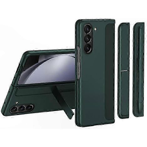 Coque PC Ultra-Mince avec Béquille et Stylet pour Téléphone Pliable 5G, Modèle Robuste, Finition Mate, Gris Anthracite, Usage Quotidien (1/5)