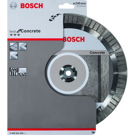 Disco corte diamante Best Concrete 230x2223x24x15  BOSCH 2608602655