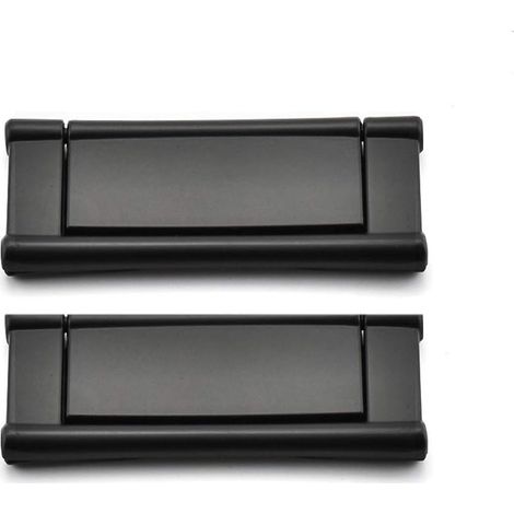 Sollbry Poignee de Meuble Cuisine, 64mm Poignées Invisibles pour Armoires de Cuisine, Tiroirs - Alliage de Zinc - Noir Mat - 2 pcs (1/4)