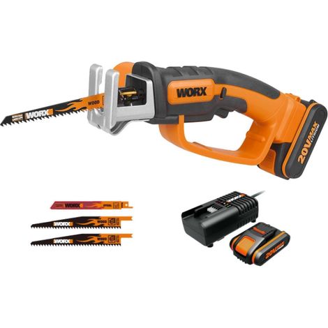 Seghetto a batteria Worx WG894E con batteria da 20V e caricabatterie lama 150 mm (1/5)
