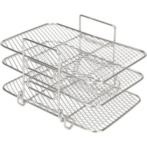 Sollbry Porte-friteuse à air en acier inoxydable 304, accessoire multifonction (1/5)