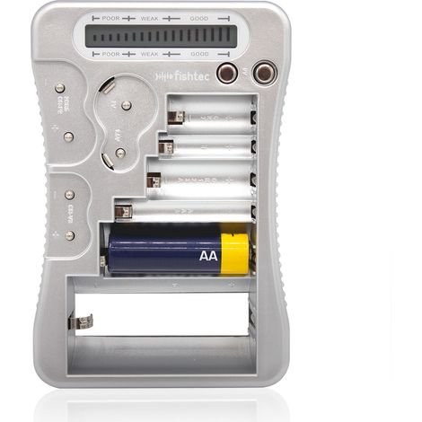 Testeur de piles universel – Écran LCD 16 barres – Vérifie AAA, AA, C, D, 9V, piles bouton 1,5-3V – Compact 11,9x8,8x2,3 cm – Rechargeables ou non