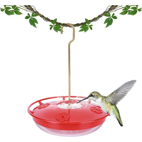 Mangeoire à colibris suspendue en plastique pour décoration de jardin (1/5)