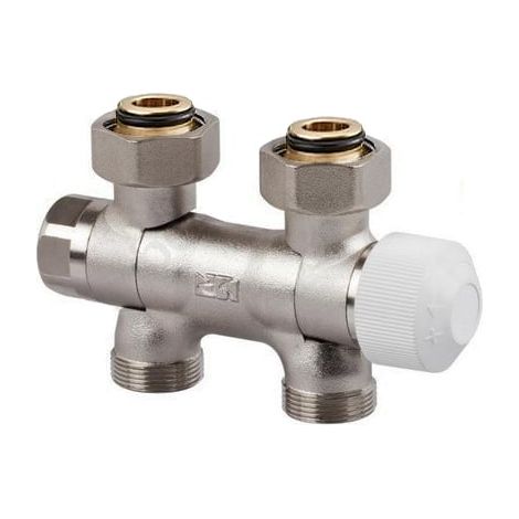 Collecteur radiateur thermostatisable orientable mono/bitube M30x1,5 - Conecterm