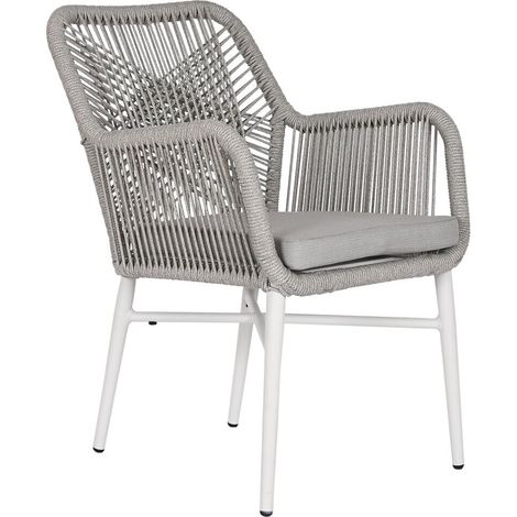 Silla Aluminio 57X63X84 Con Cojin, Apilable (1/5)