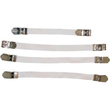 Juego de 4 tensores de funda de planchado y esquinas de sábana bajera 8-18 cm MSV