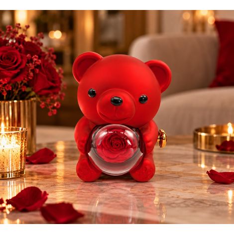Bonturi Casa Home Decoration Teddy Bear Grande Red – Orsetto Decorativo di Natale (1/2)