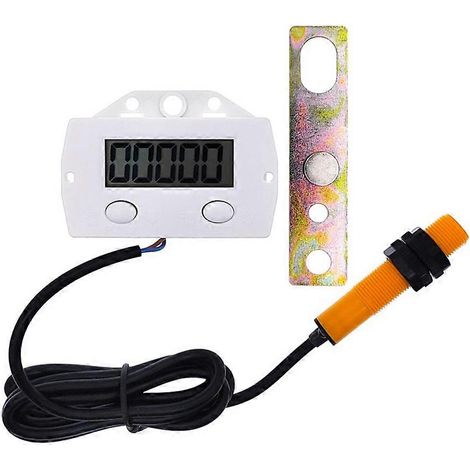 Compteur numérique électronique à affichage numérique, capteur de proximité industriel magnétique, compteur à poinçonnage, compteur à induction B (1/4)