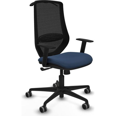 Piqueras y Crespo Mardos chaise de bureau bleu marine (1/3)