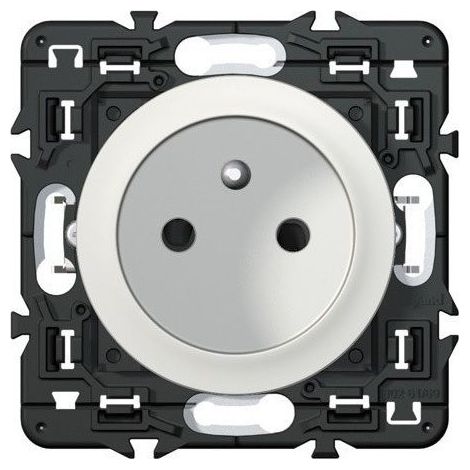 Legrand – Prise de courant complète 16A 250V – 2P+T – bornes auto – Mode de pose encastré – Indice de protection IP20