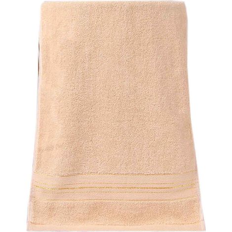 2 serviettes de toilette en coton, motif carreaux, 32 x 72 cm, douces et absorbantes, pour hôtel ou maison (1/5)