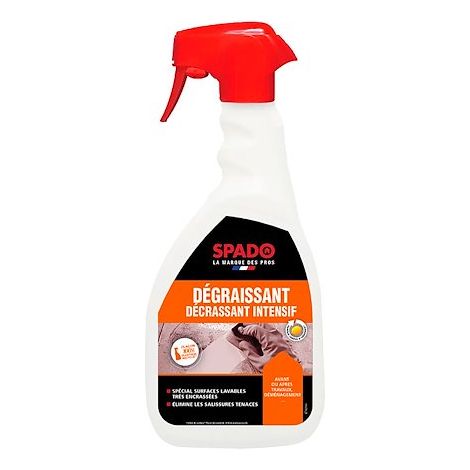 Dégraissant décrassant intensif Spado Professionnel - Spray 500 ml (1/3)