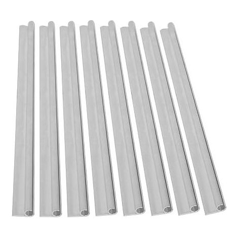 Aluminium Awning Tent Rails 45° Wall Mount for 6-9mm Piping Caravan Motorhome Sun Shade Skirt Rail for (1/5)