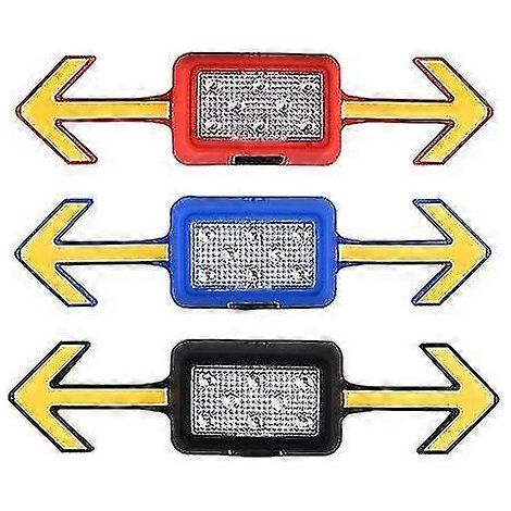 Clignotants LED pour casques de vélo - Feu arrière de sécurité à 5 modes pour le vélo et les activités de plein air (3 pièces, 3 couleurs) (1/5)