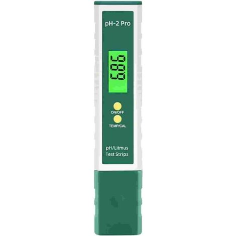 PH Mètre Numérique avec Litmus Bandelette Test fonction/Température, Multifonctionnel Testeur 0.01 Haute Précision (1/4)