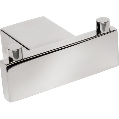 MEDICLINICS AI2418C Percha Doble Acero Inox Brillo - ref: AI2418C
