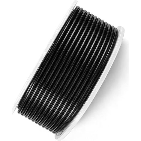 6 mètres tuyau d'air PU, tube pneumatique polyuréthane 4mm DE x 2,5mm DI pour compresseur d'air et tuyauterie hydraulique, ligne de transfert flexible (Noir) (1/5)