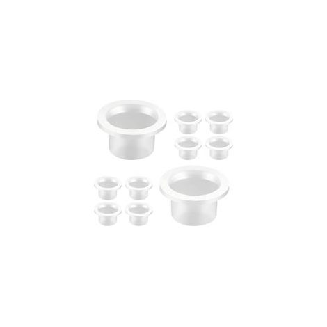 10 Stück Wasserhahndichtung, auslaufsicherer Dichtungsring aus Silikon, für den Garten, 3/4 Zoll (1/5)