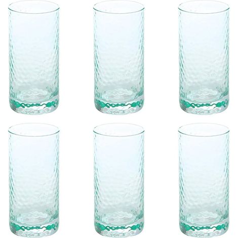 Lot de 6 Gobelets Hauts "Celia" 30cl Vert Menthe