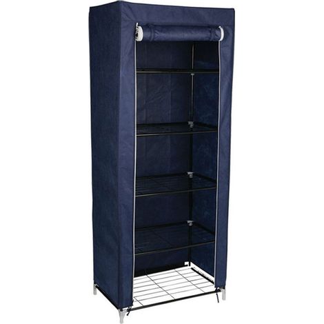 TRADE SHOP - Scarpiera Organizer 5 Ripiani Salvaspazio Antipolvere Per Scarpe Pantofole -