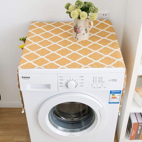 Housse anti-poussière pour réfrigérateur, housse anti-poussière et étanche pour lave-linge multifonctions-Ensoleillé (1/2)