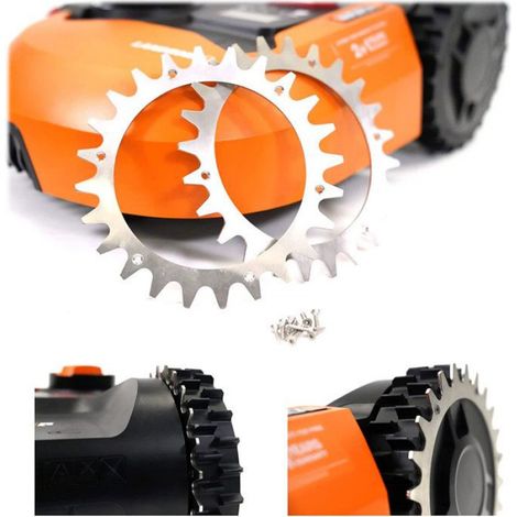 Worx Landroid L - Crampons anti‑dérapants L 225 mm (2 pcs) pour roue de robot tondeuse (1/3)