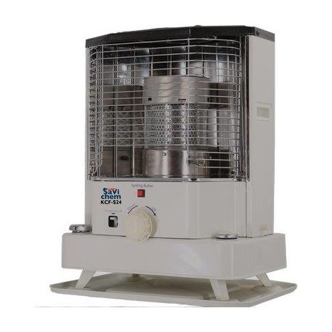 STUFA RADIANTE A COMBUSTIBILE KCFS24  KW 2400 MC/H 75 CM 52X45 H.CM 52