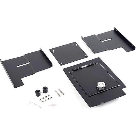 Coffre-fort de rangement pour accoudoir central de voiture Toyota 4Runner 2010-2024, avec serrure à combinaison à 3 chiffres. (1/5)