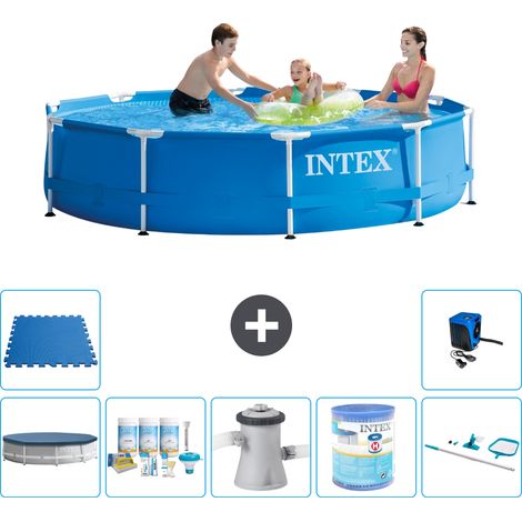 Intex Piscine Tubulaire Ronde - 305x76 cm - 8-pièces S31536 (1/5)