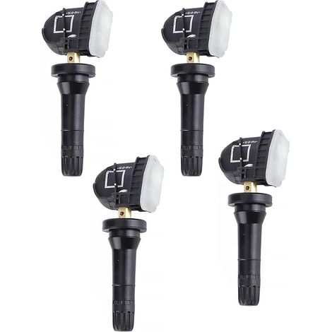 Lot de 4 capteurs de pression des pneus TPMS - Système de contrôle de la pression des pneus - Capteurs RDKS compatibles avec Ford Focus III/C-Max II/B-Max/Kuga/Fiesta/Mondeo/Ecosport 1862980