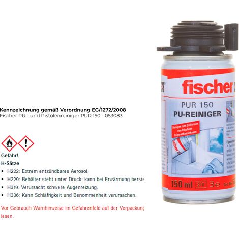 Fischer PU y limpiador de pistola PUR 150 - 053083 (1/3)