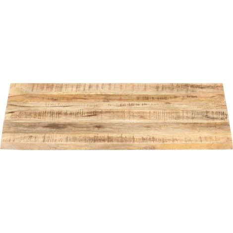 Dessus de table Bois de manguier solide 25-27 mm 90x70 cm (1/5)