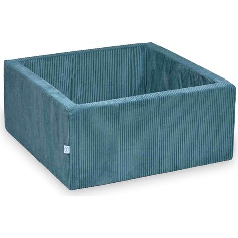 Trockenes Planschbecken 90x90x40 Cordblau ohne Bälle (1/5)