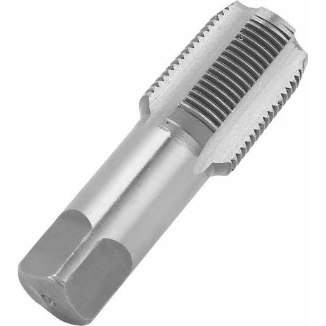 [JAMAIS UTILISÉ]Robinet de tuyau de 3/4"NPT en acier HSS argenté pour le taraudage standard de réparation de filetage de machine. (1/5)