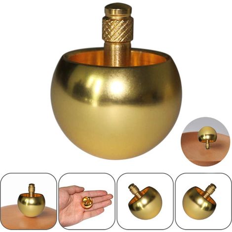 Toupie de précision en métal - Top Tippie Top poli et brillant (1/5)