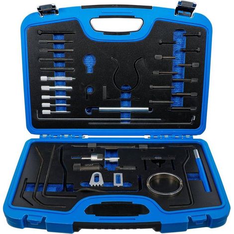 Coffret de Calage pour Peugeot et Citroën - 32 x 10.5 x 44.7 cm - Outils Précis et Robustes, Acier - D-Work