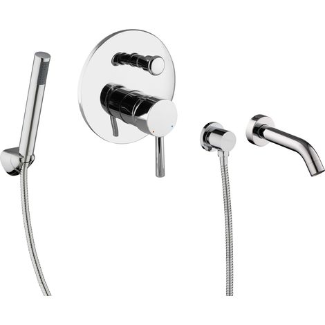 Ensemble encastré rond PaulGurkes pour baignoires
