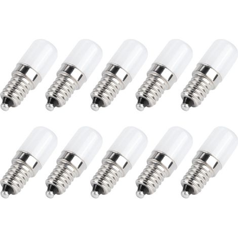 10 Ampoules E14 1.5W Blanc Chaud pour Lustre Applique Éclairage Maison 110V AC