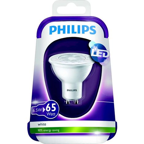 Lampadina led classic philips 929001381201 lclatwist65wh-gu10 5w 3000k (1/5)