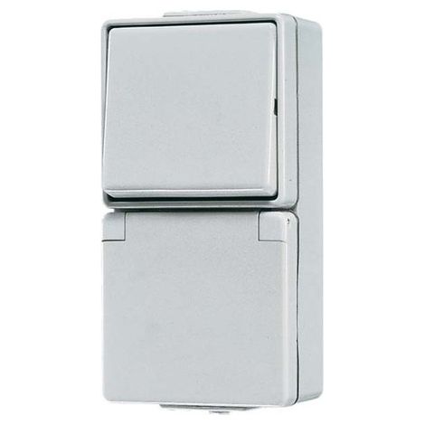 JUNG, PRESA SCHUKO CON INTERRUTTORI - 676W