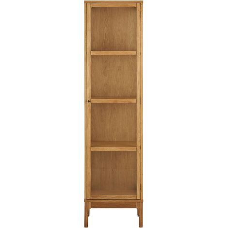 Vigga Vitrinenschrank 1 Glastür Eiche. (1/5)