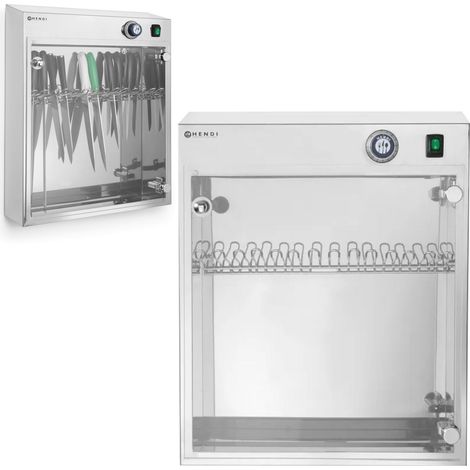 Esterilizador UV de cuchillos para uso gastronómico (14 cuchillos) - Hendi 281246