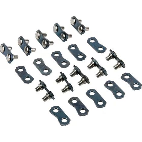Lot de 10 maillons rapides de jonction 0,325 inch – Épaisseur plaque intérieure 1,5mm – Connecteurs mâle femelle pour chaîne de tronçonneuse (1/2)
