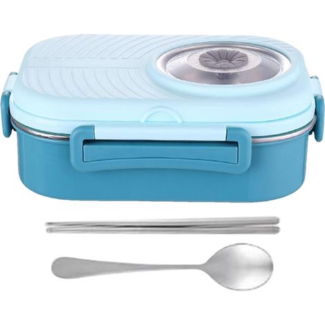 Stainless Steel Lunch Box, 3 Compartment Container