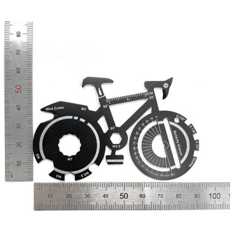 1 Pièces Outil Multifonction Porte-Clés, Carte à Multitool, Conception Légère pour une Portabilité Facile, pour une Utilisation Extérieure et Quotidienne (1/4)