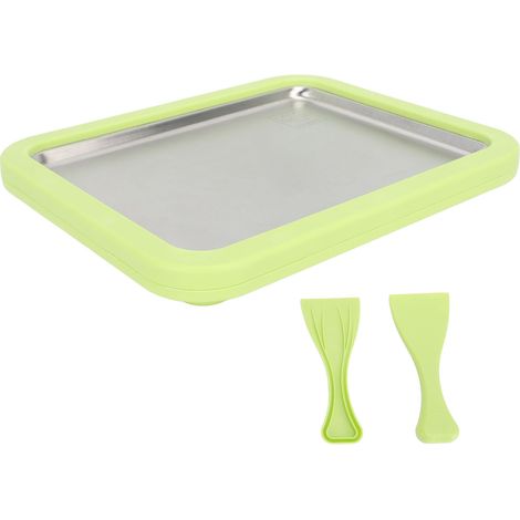 Machine à glace roulée, yaourt glacé, plaque de cuisson froide instantanée, sans électricité, pour bricolage à la maison