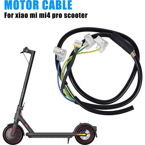 Accessoires pour trottinettes, câbles moteur d'origine et universels, compatibles avec les modèles m4 PRO, disponibles en livraison directe. (1/5)