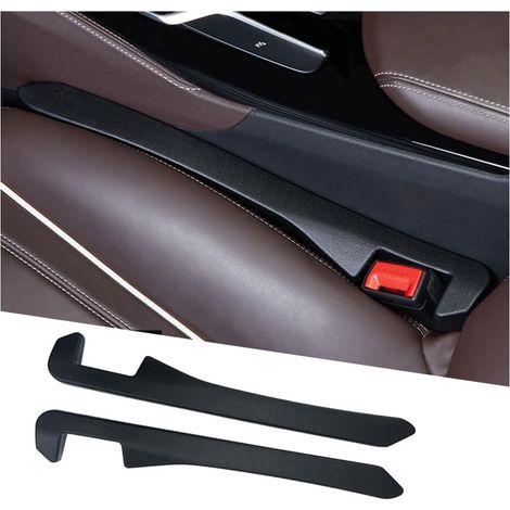 Set di 2 riempitivi per sedili auto, organizzatori flessibili per riempire perfettamente gli spazi tra i sedili, riempitivi universali per sedili auto, accessori per interni auto per donne e uomini (n